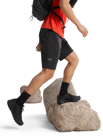 Arc'teryx Gamma SL Short 11 waist area with low-profile buckle.