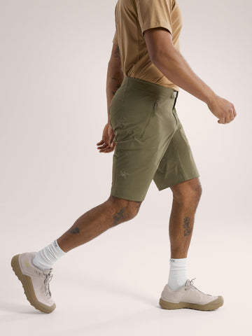 Arc'teryx Gamma SL Short 9 DWR finish sheds light rain and spray