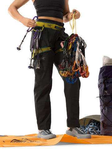 Arc'teryx Kragg Cotton Pant back view emphasizing durable weave for long wear