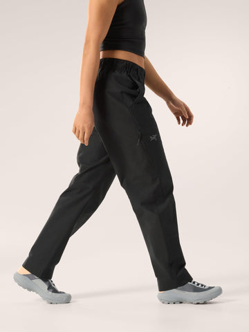 Arc'teryx Kragg Cotton Pant DWR finish resisting moisture on damp ascents