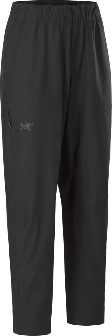 Arc'teryx Kragg Cotton Pant knee area flex illustrating range of motion