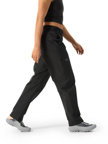 Arc'teryx Kragg Cotton Pant side view highlighting mobility on rugged terrain