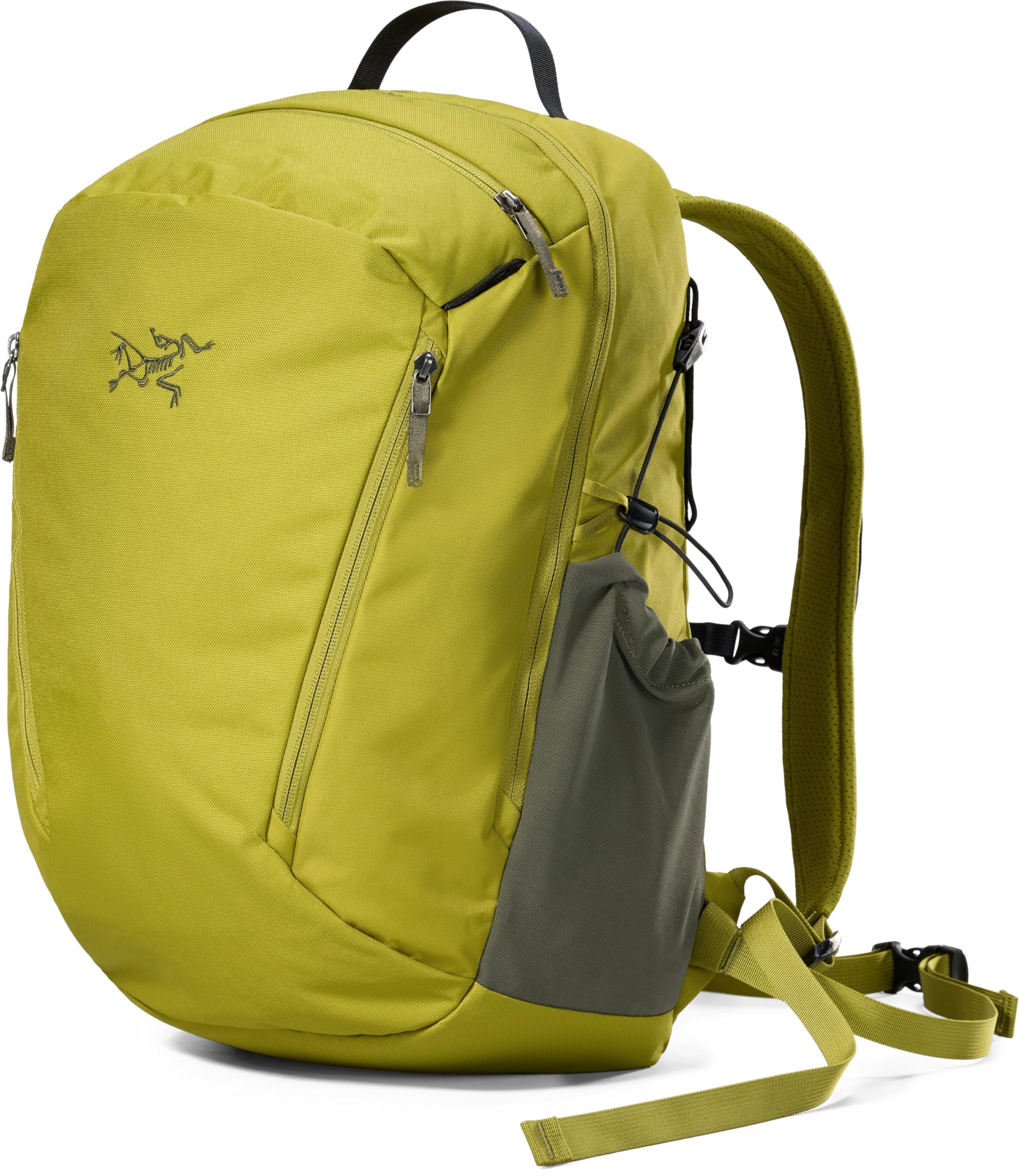 Arc'teryx Mantis 26 olive-moss pack with reliable everyday capacity for daily use and durability.