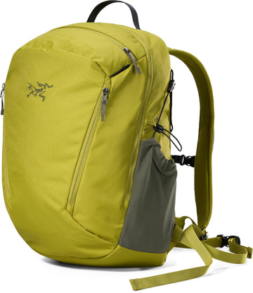 Arc'teryx Mantis 26 olive-moss pack with reliable everyday capacity for daily use and durability.