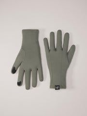 Arc'teryx Rho Glove breathable material helps regulate temperature.