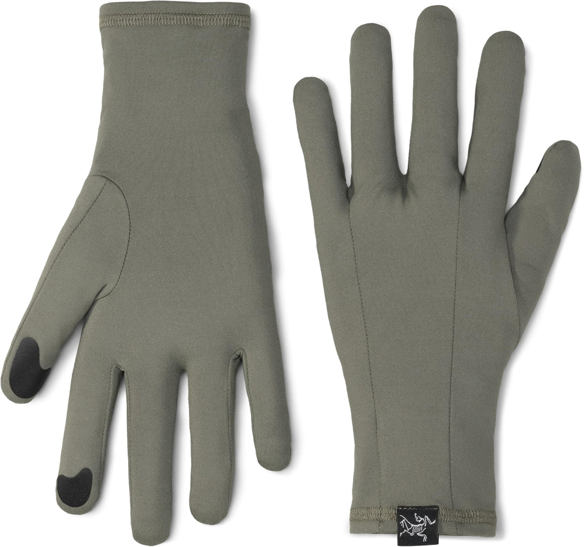 Arc'teryx Rho Glove lightweight liner image highlights all-day comfort.