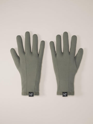 Arc'teryx Rho Glove moisture-wicking fabric for dry, comfortable wear.