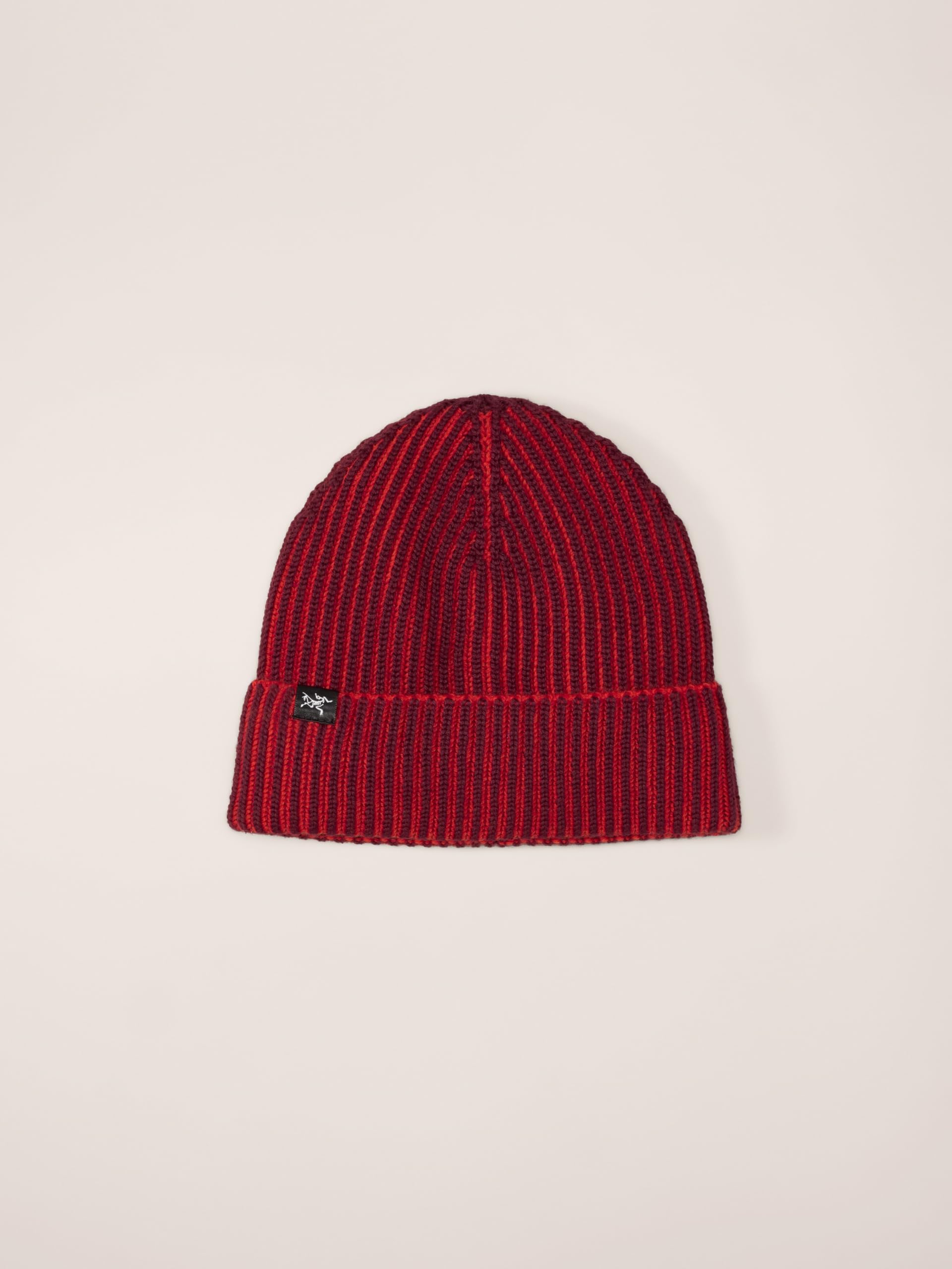 Arc'teryx Ribbed Toque two-tone knit demonstrates modern style and warmth on chilly hikes.