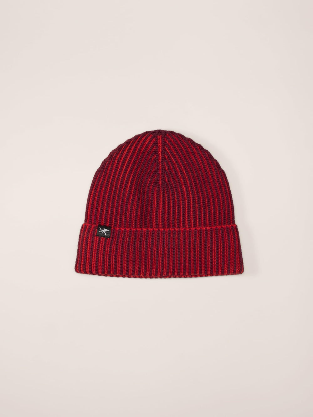 Arc'teryx Ribbed Toque two-tone knit demonstrates modern style and warmth on chilly hikes.