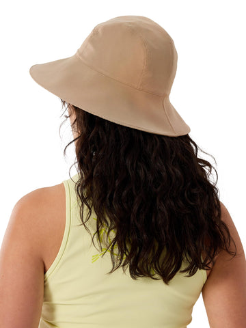 Arc'teryx Sinsola Shade Hat back view emphasizing secure fit and brim stability.