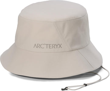 Arc'teryx Sinsolo bucket hat redesign DWR coating closeup for moisture repellent