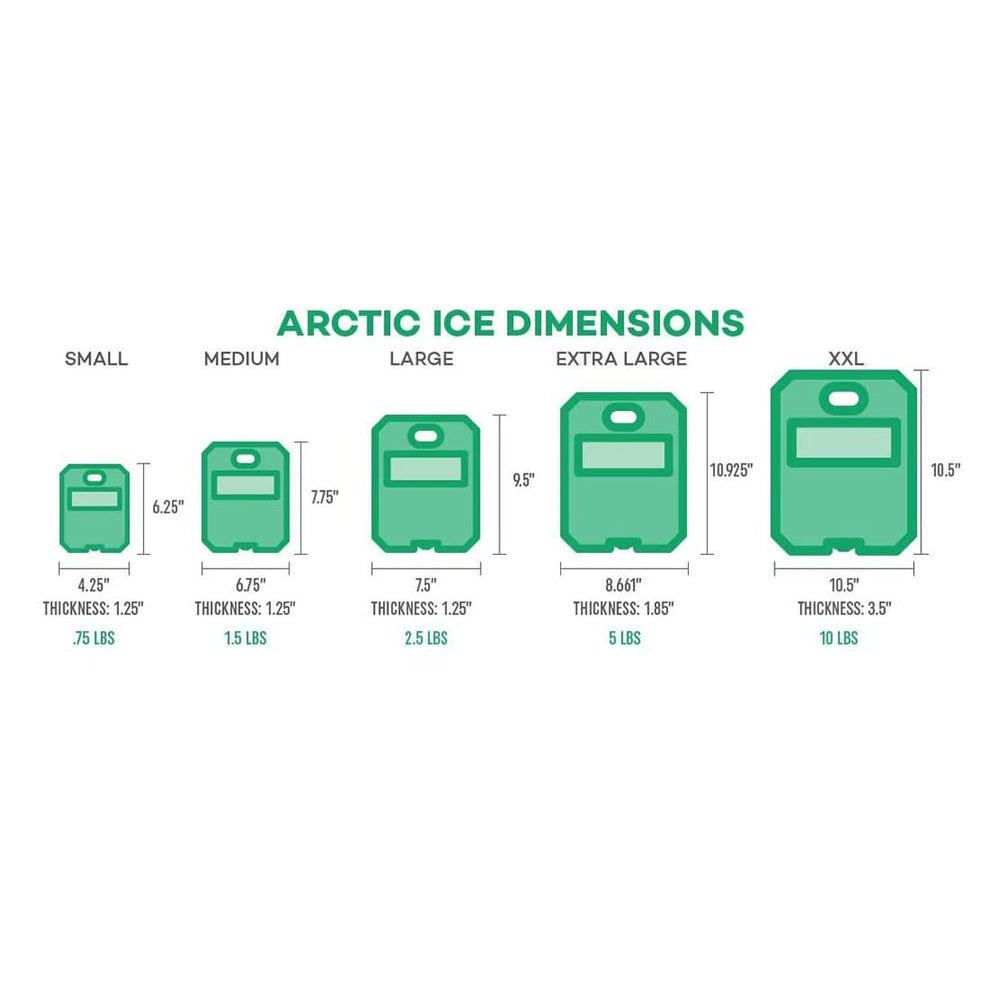 The Arctic Ice Alaskan large pack demonstrates a durable, reusable design for years.