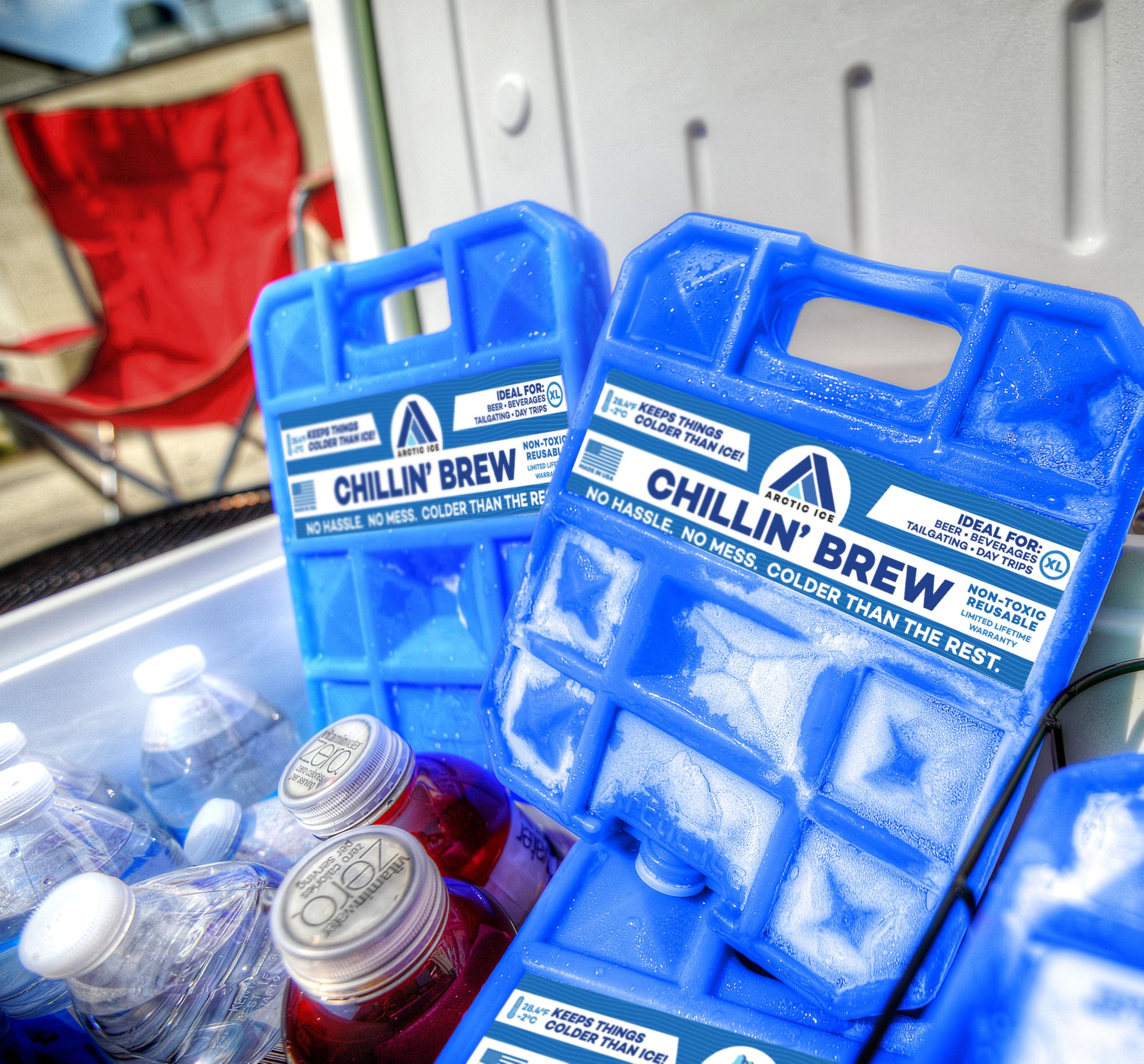 Arctic Ice Chillin' Brew uses vegetable-oil PCM for non-toxic cooling
