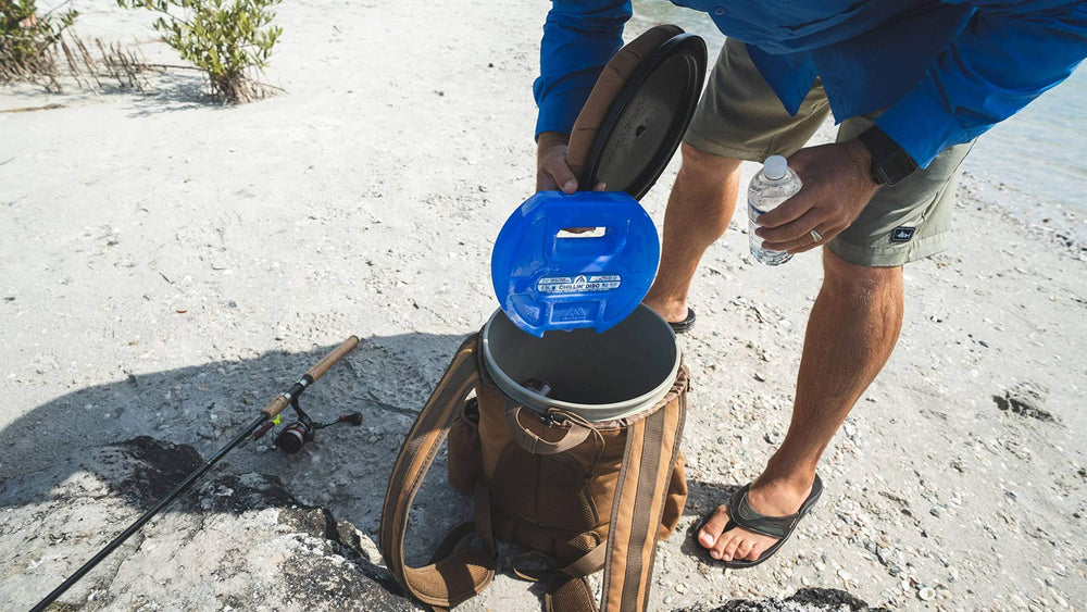 Arctic Ice Chillin' Disc top-rack dishwasher safe for easy reuse