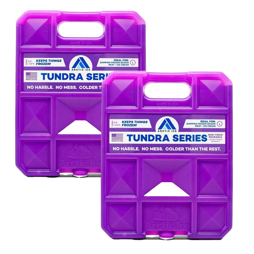 Arctic Ice Tundra large two-pack cooling a cooler for longer freshness