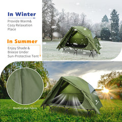 Arctic Lemmings tent mesh windows provide airflow while keeping insects out.