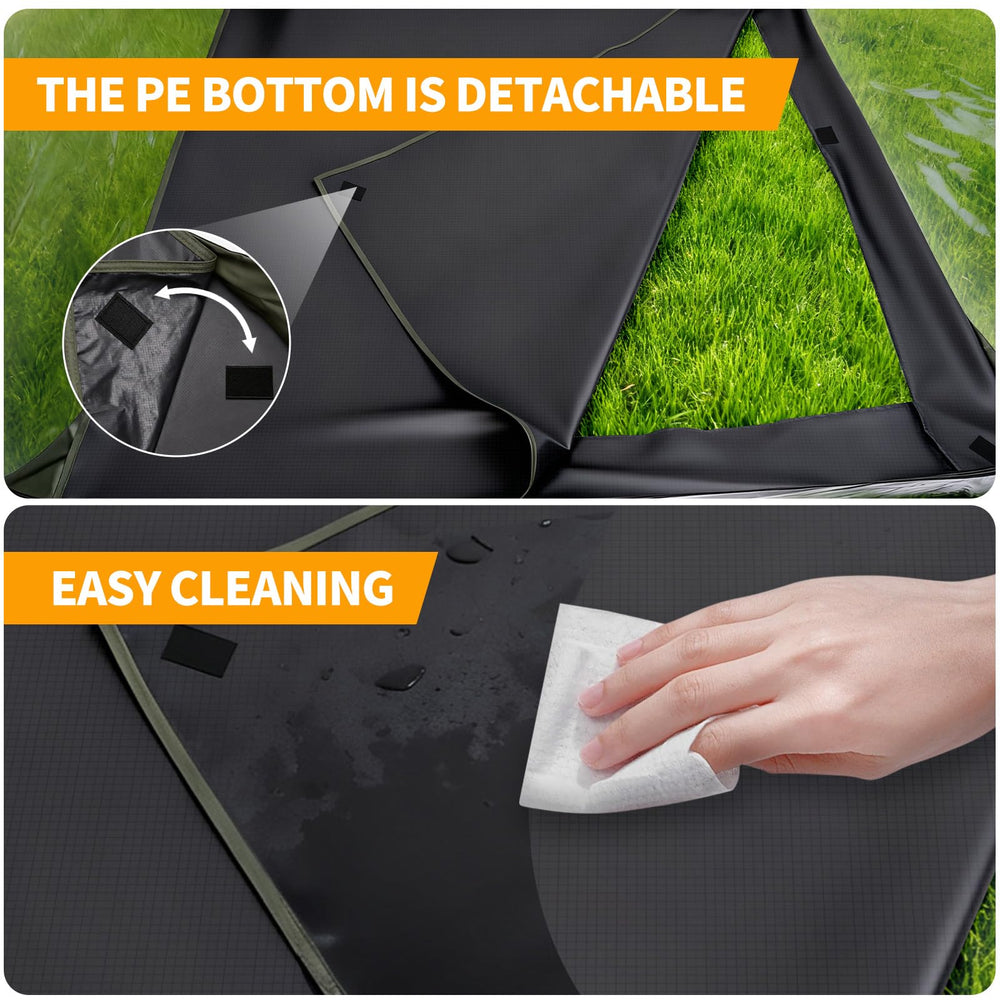 ARCTICSEA thickened PVC sports tent green baseball-use field shelter for outdoor games.