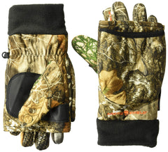 ArcticShield Tech Finger System Glove in Realtree Edge with fold-back thumb for mitten versatility.