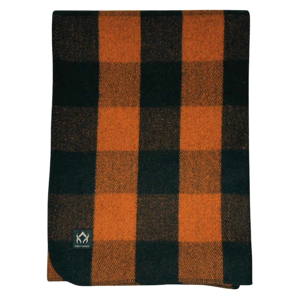 Arcturus Backwoods Blanket close-up weave showcases loom-woven durability for rugged outdoors.