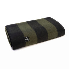 Arcturus Backwoods Wool Blanket closeup weave showcases loom-woven texture and quality.