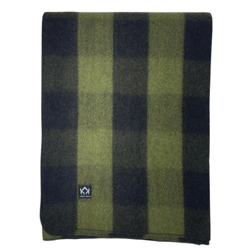Arcturus Backwoods Wool Blanket folded for travel warmth during outdoor trips.