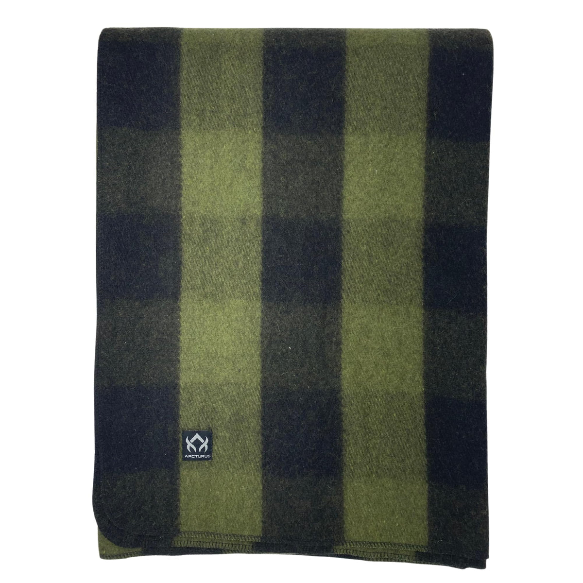 Arcturus Backwoods Wool Blanket folded for travel warmth during outdoor trips.