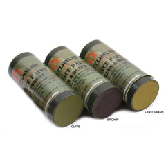 Arcturus camo face paint stick light-green blends with new-growth areas.