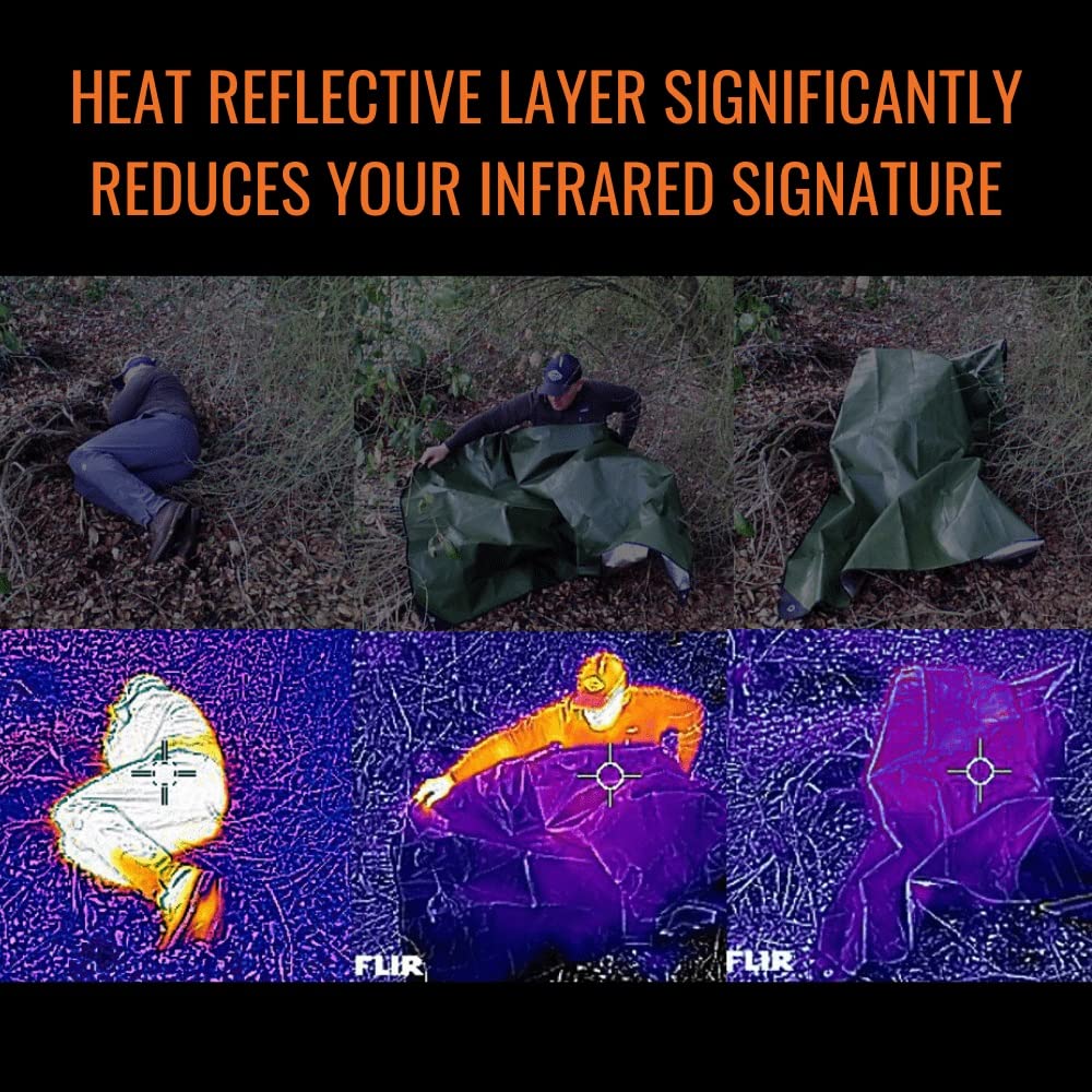 Arcturus insulated tarp multi-use applications ideal for camping, boating, emergencies.