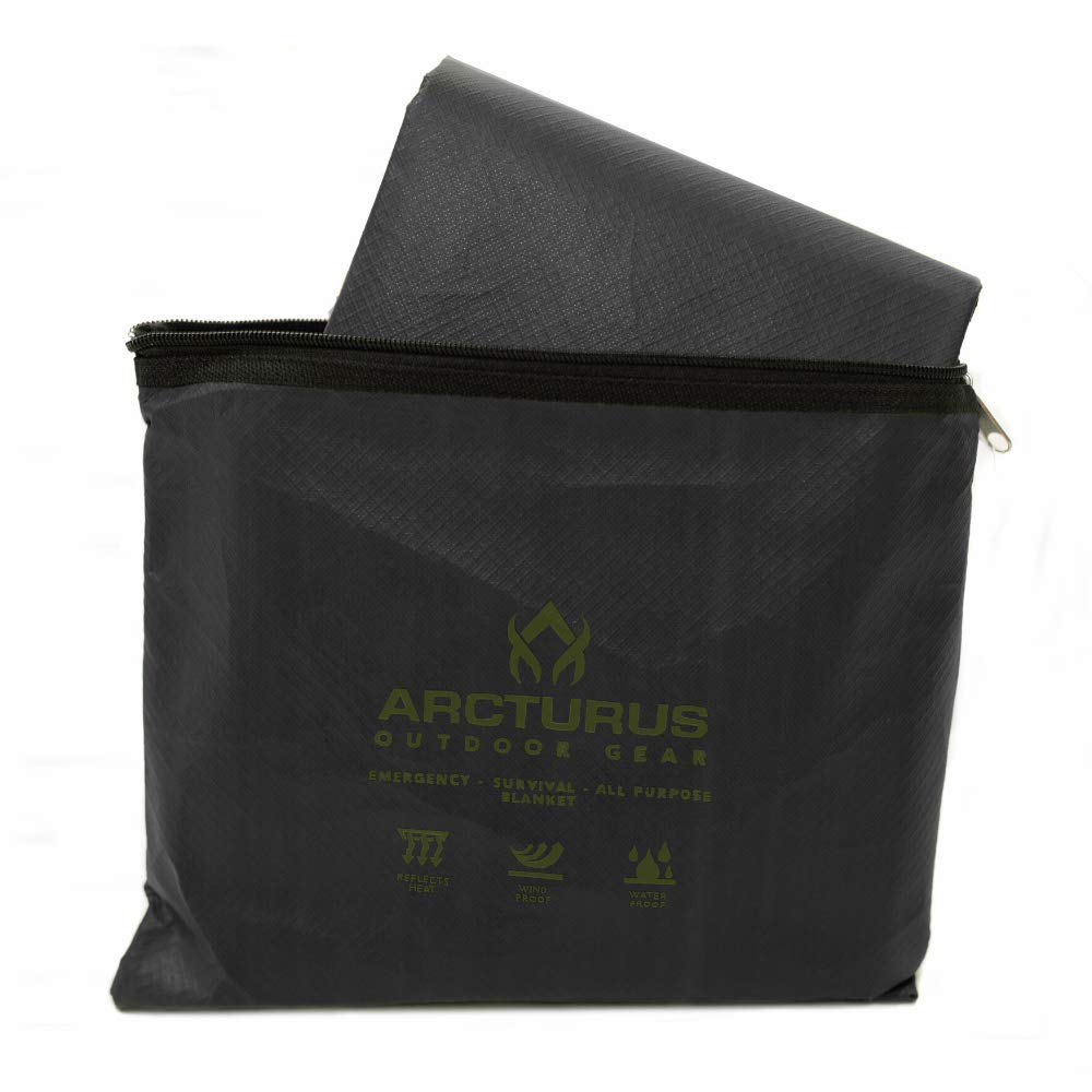 Arcturus insulated tarp used as shelter demonstrates versatile outdoor use.
