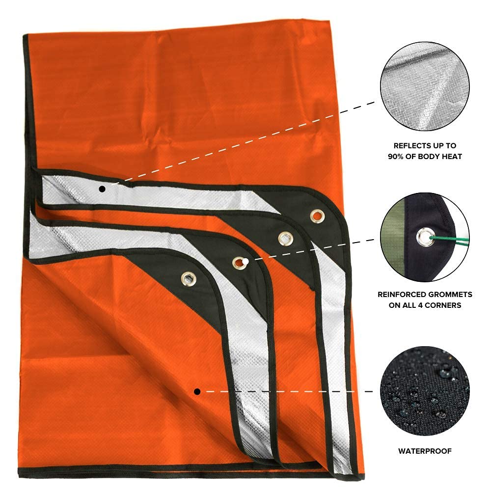 Arcturus insulated tarp waterproof layer demonstrates reliable shelter in rain.