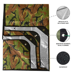 Arcturus insulated tarp waterproof windproof system supports all weather camping.