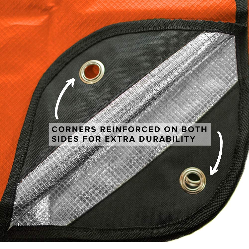 Arcturus insulated tarp windproof design provides protection against drafts.