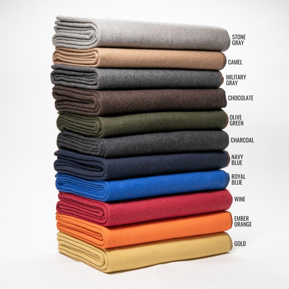 Arcturus Military Wool Blanket care instructions illustrating easy machine washing.
