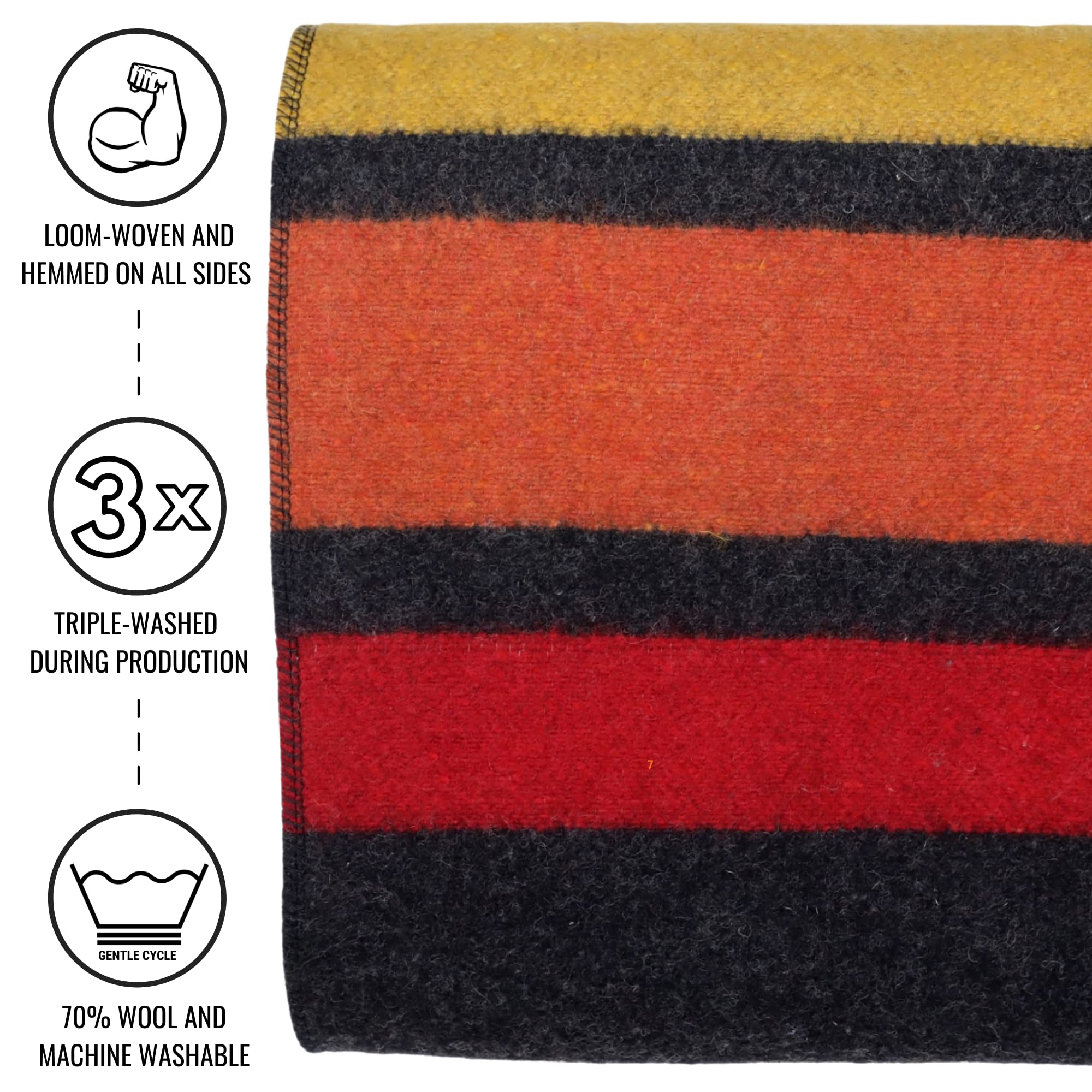 Arcturus Rainier blanket on king bed shows generous coverage and comfort