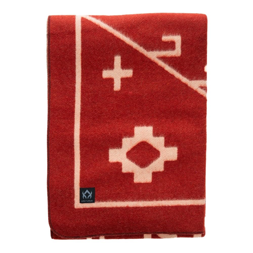 Arcturus Rainier wool blanket front view delivers cozy warmth for cold nights