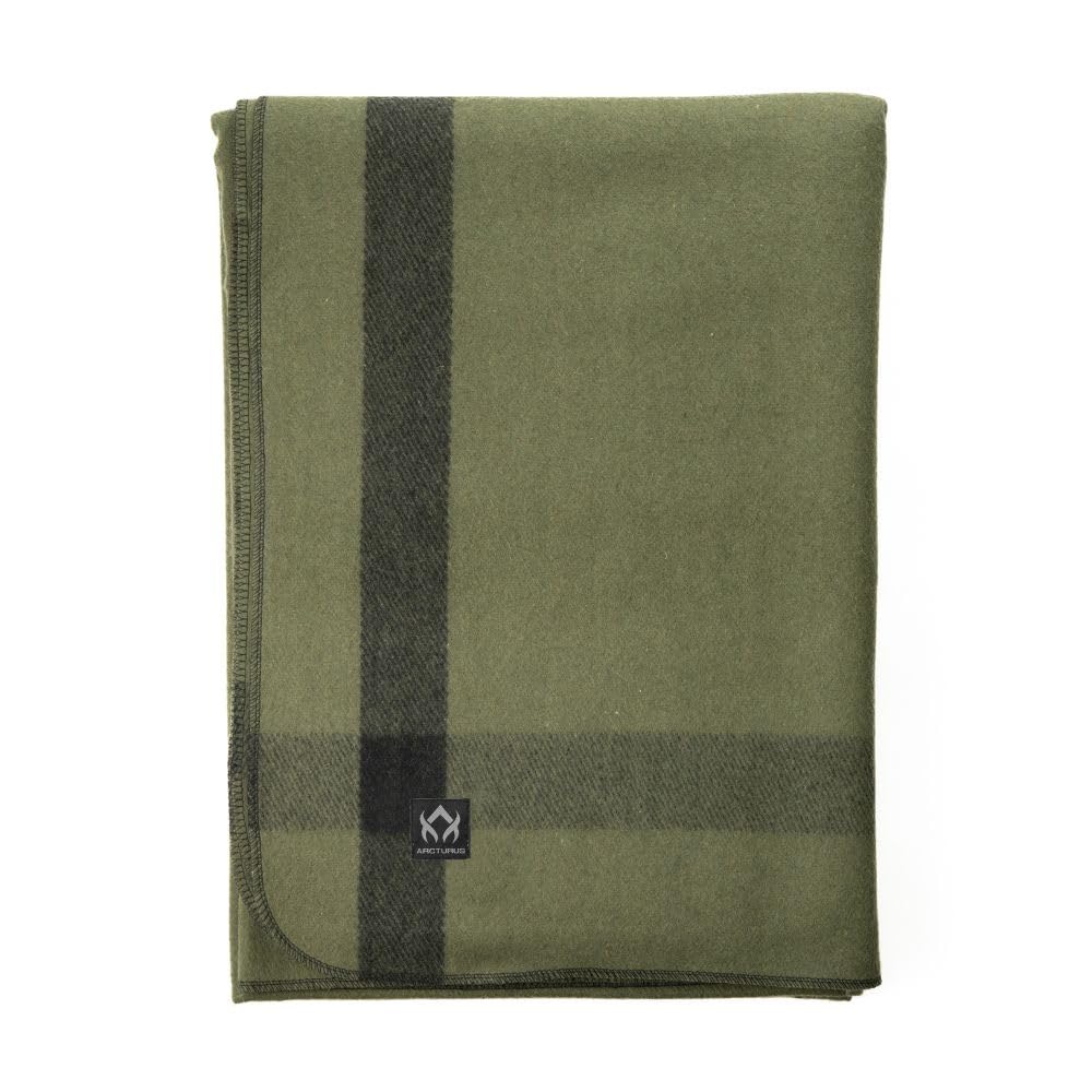 Arcturus Rainier blanket displays heavyweight warmth for cold nights outdoors.