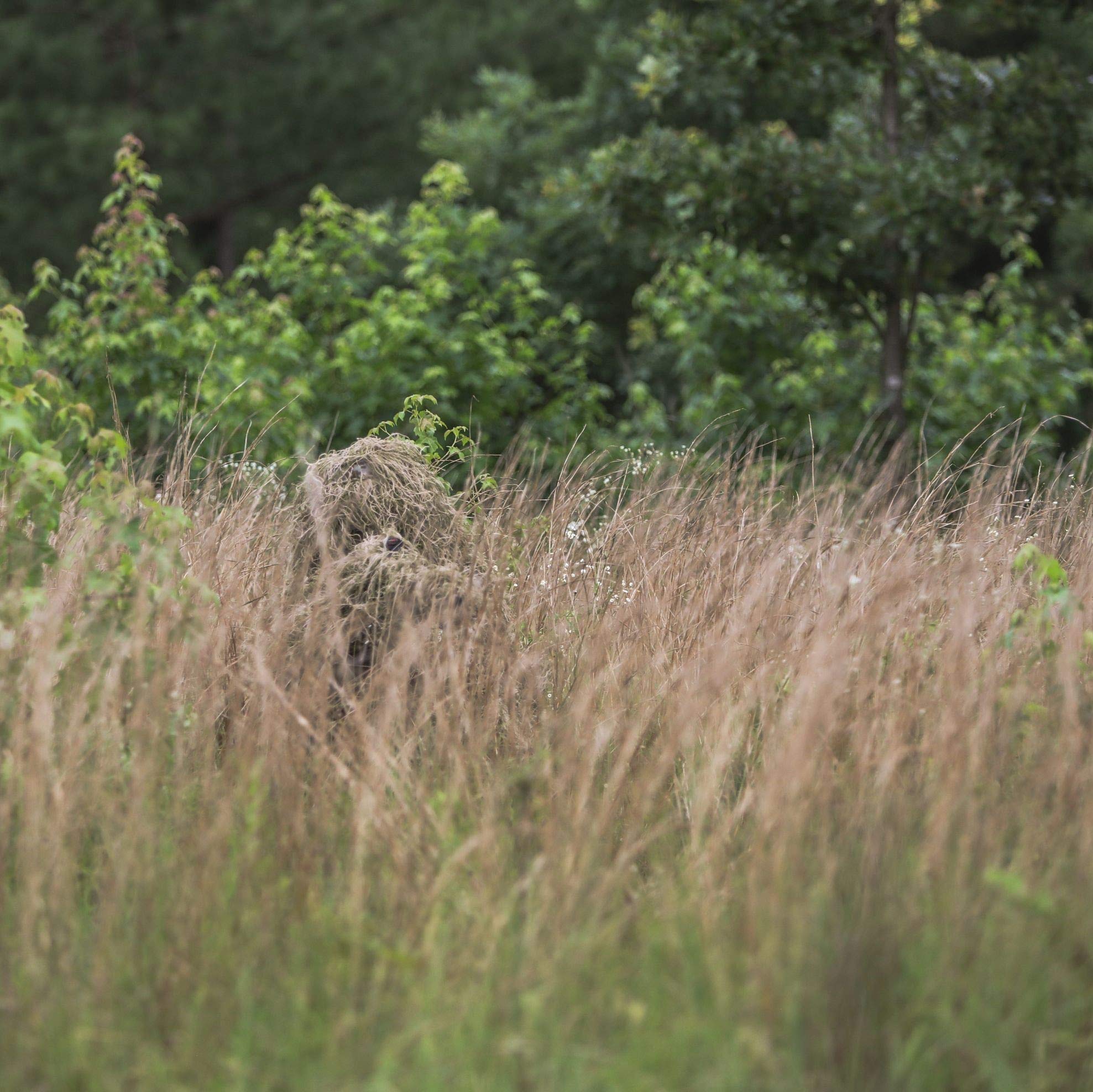 Arcturus Warrior ghillie boonie cap detail for stealth in brush