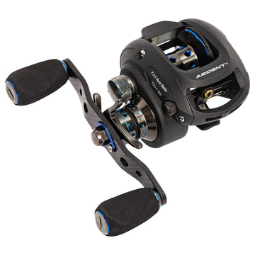 Ardent Apex Elite baitcasting reel side profile showcasing durable aluminum frame.