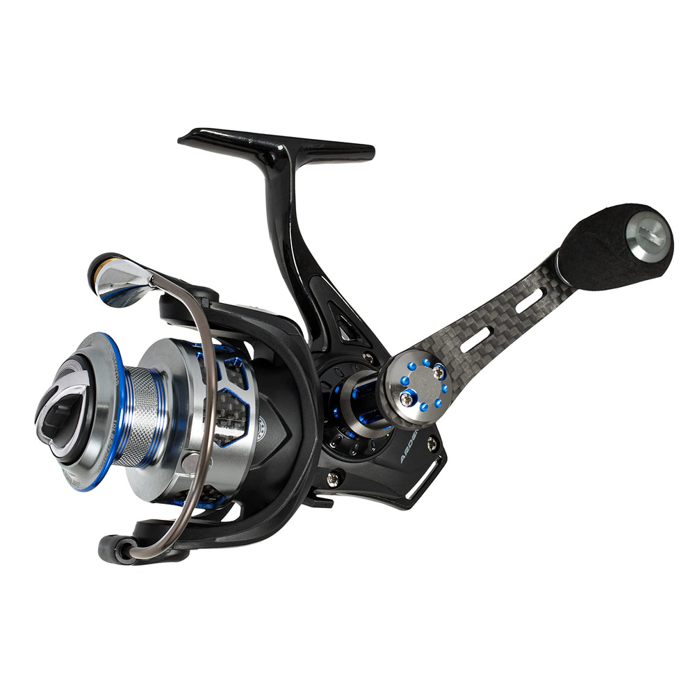 Ardent Bolt 2000 reel black body highlights lightweight handling for all-day fishing.
