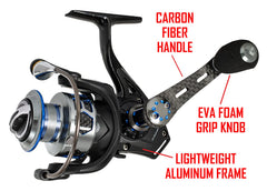 Ardent Bolt 2000 cold-forged 6061 T6 spool supports smooth line flow.