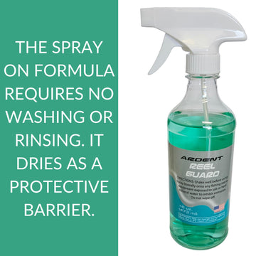 Ardent Reel Guard no-rinse formula protects reels and gear after application.
