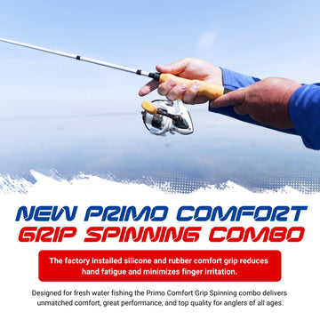 Stainless steel guides on the Primo Comfort Grip rod