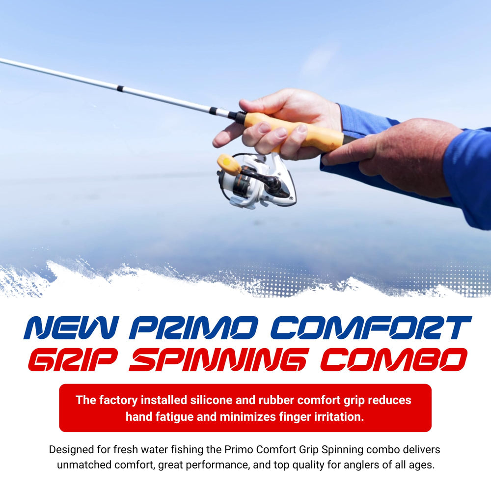 Angler using Ardent Primo Comfort Grip in freshwater