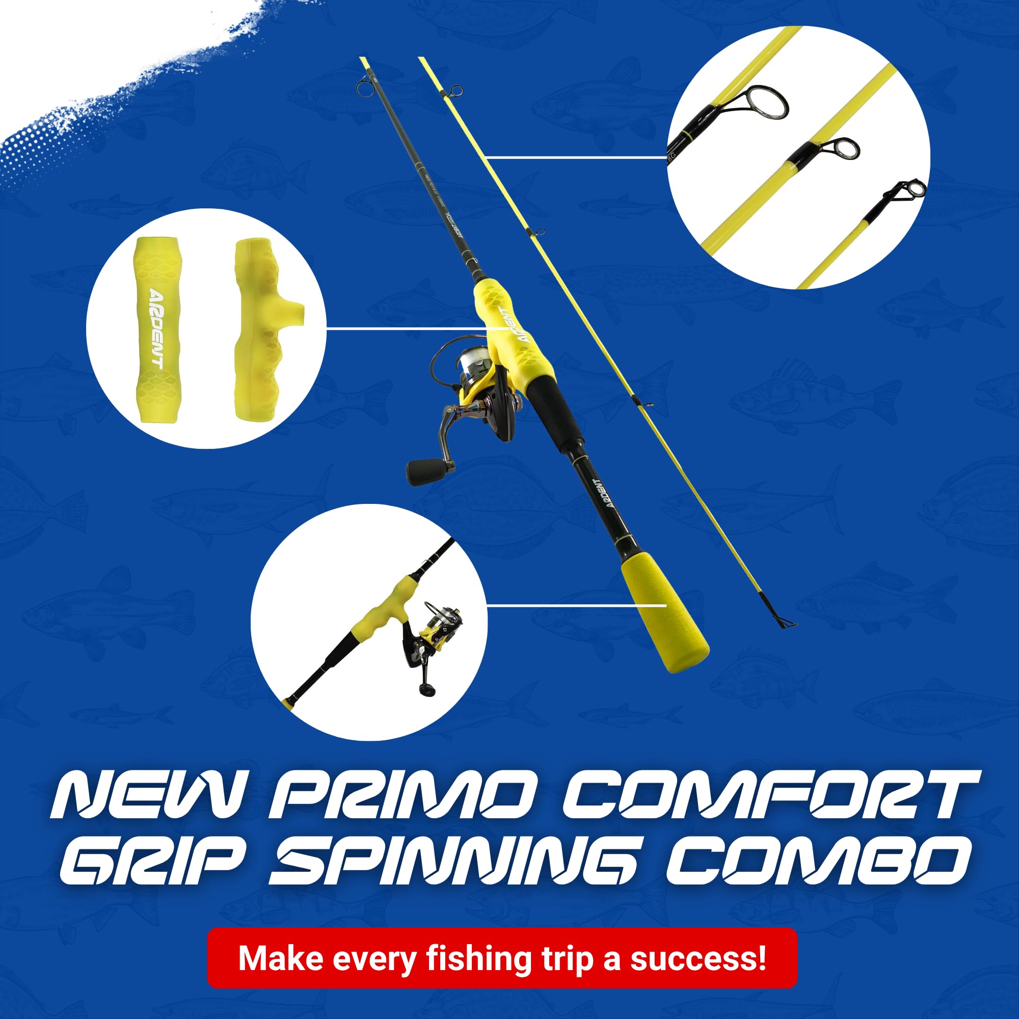 6'6'' IM6 two-piece freshwater rod with stainless steel guides