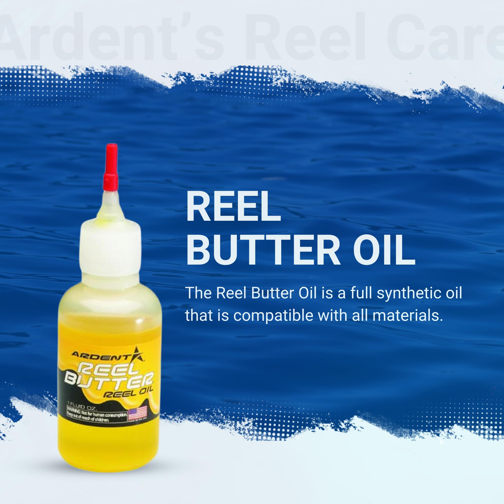 Side view of Ardent Reel Butter Lubrication 3 Pack