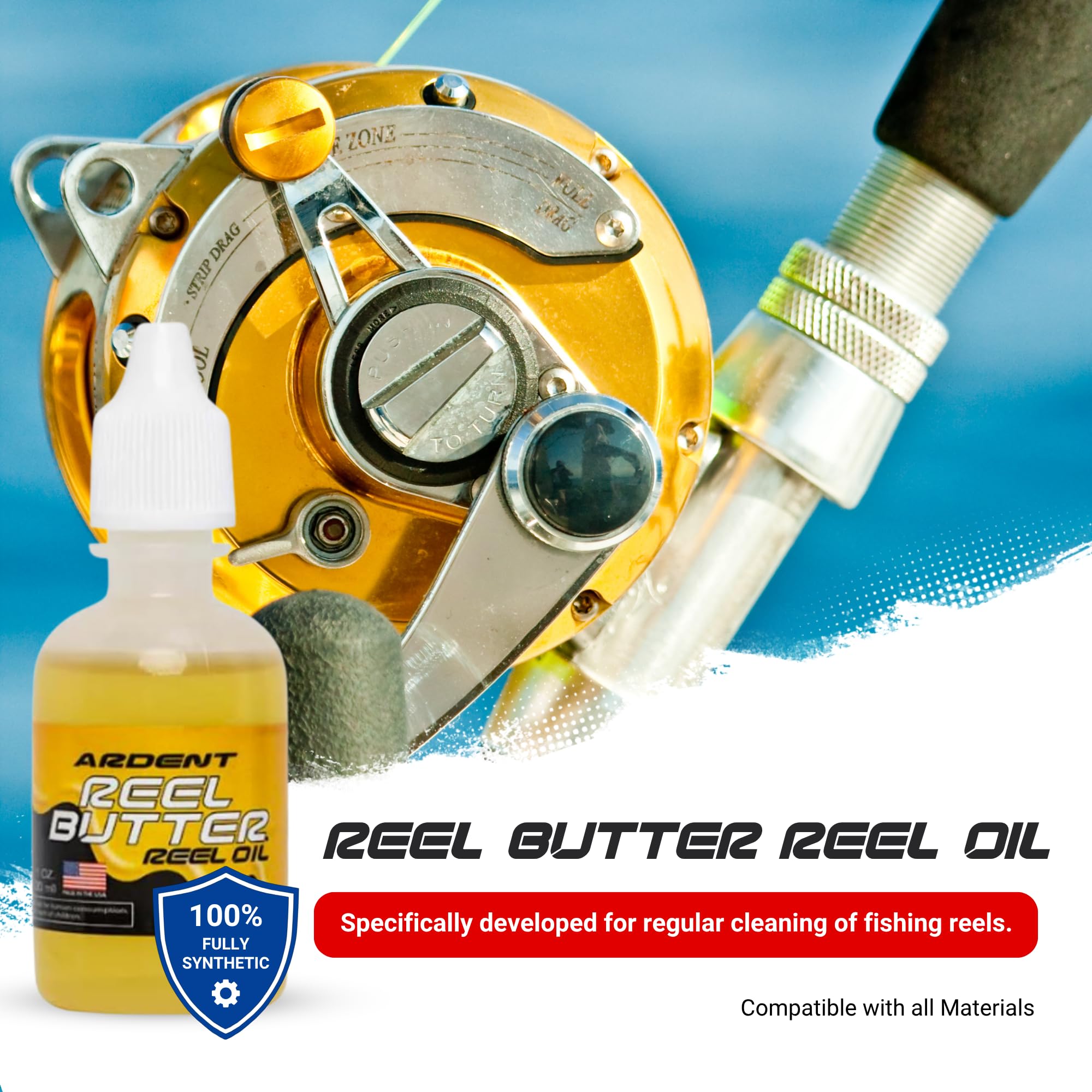 Applying Reel Butter Grease for lubrication