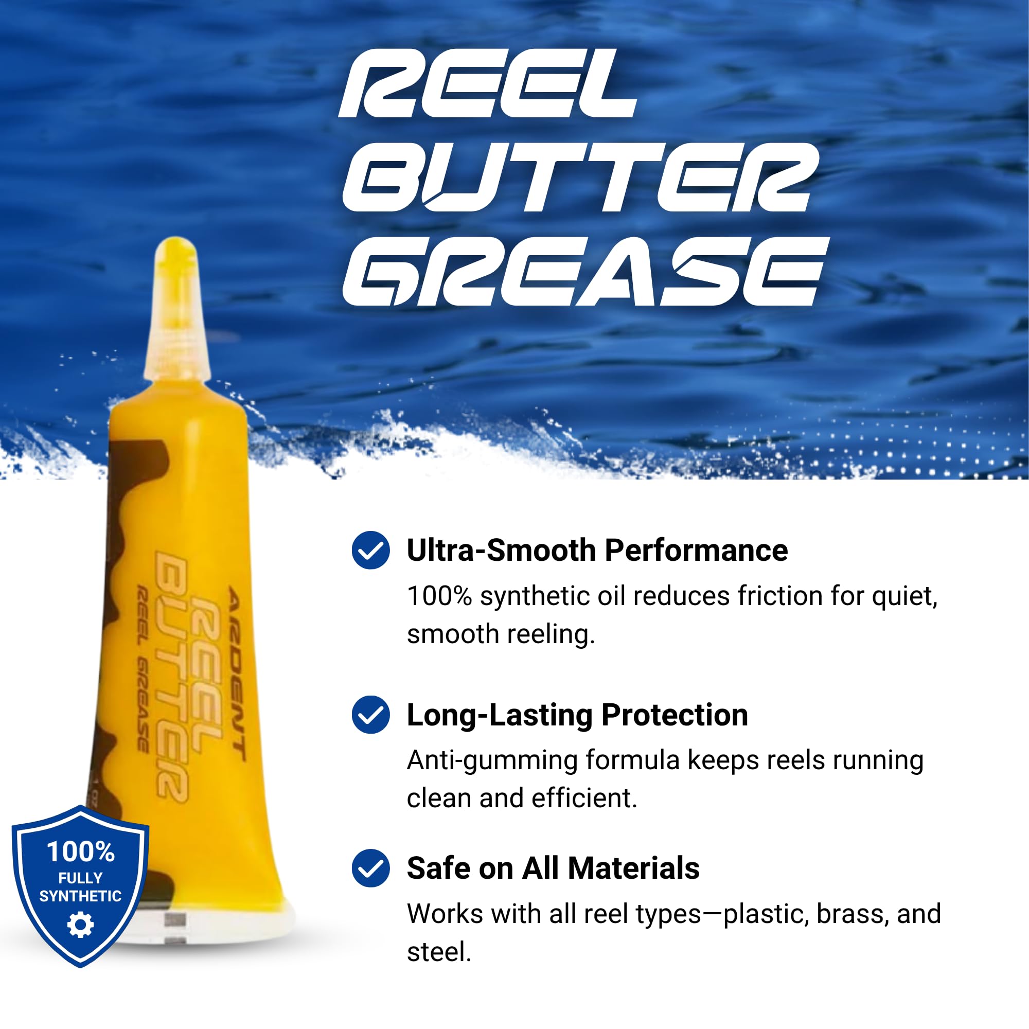 Reel Kleen Cleaner penetrating dirt and old grease
