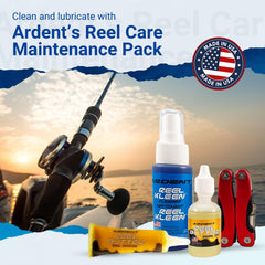 Reel Butter Grease bottle from Ardent fishing reel care kit