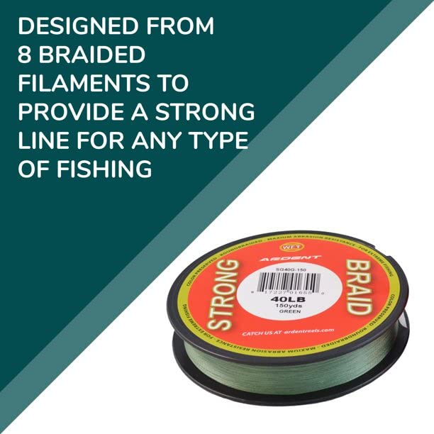 Colorfast pigments embedded for lasting color on Ardent Strong Braid