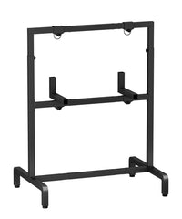 Ardier adjustable archery target stand assembly with bag for quick setup and transport.